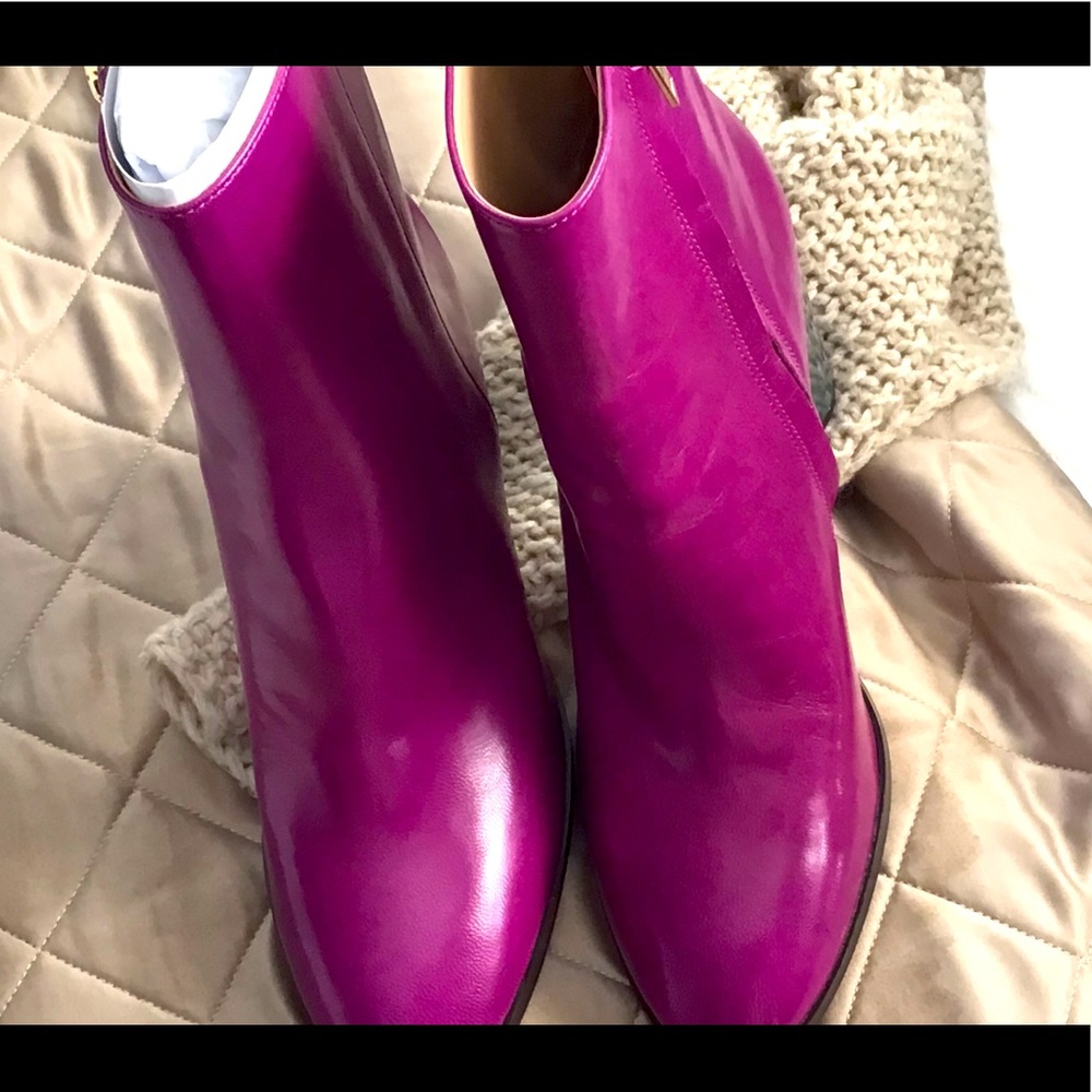 Brielle Leather Booties Coach Brand